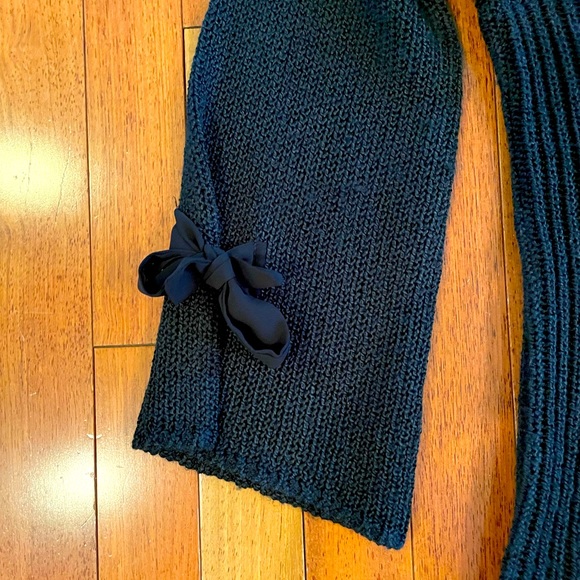 Black Flared Sleeve Sweater by Marble - Picture 5 of 5